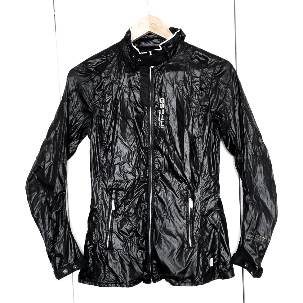 G-STAR Reflective Jacket, Lightweight, Black, Size Small